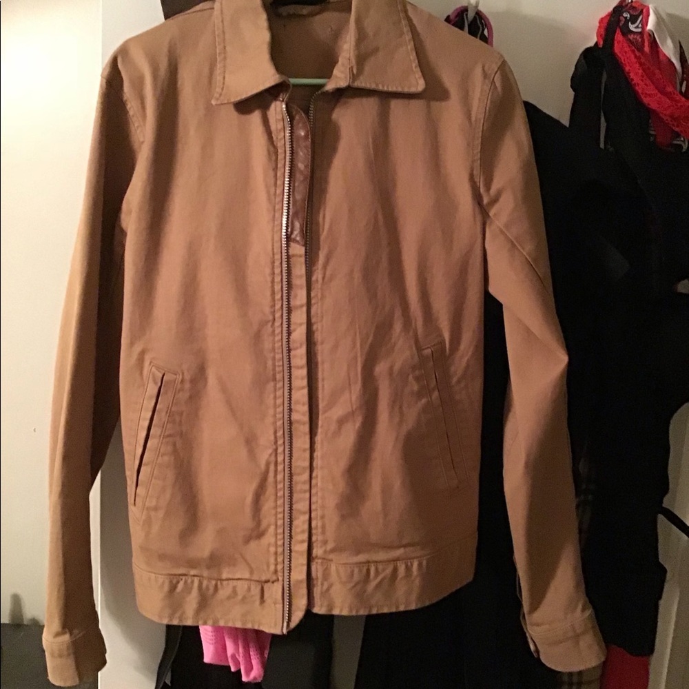 Diesel Black Gold Jacket w/Leather Trim, 48 or M